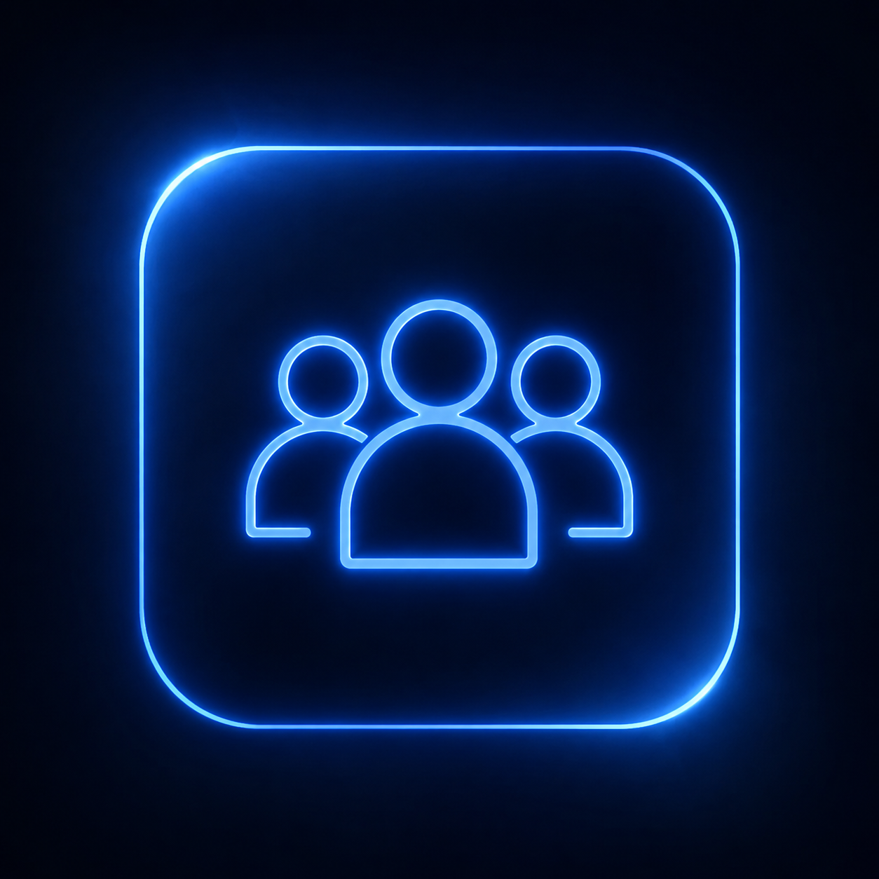 Growing team AI worker icon