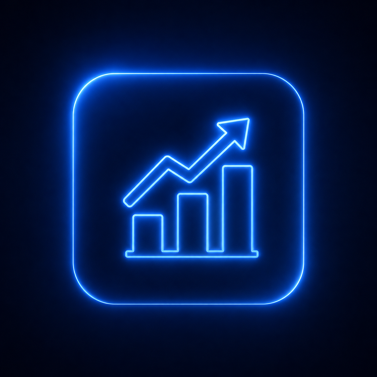 Scaled business AI worker icon