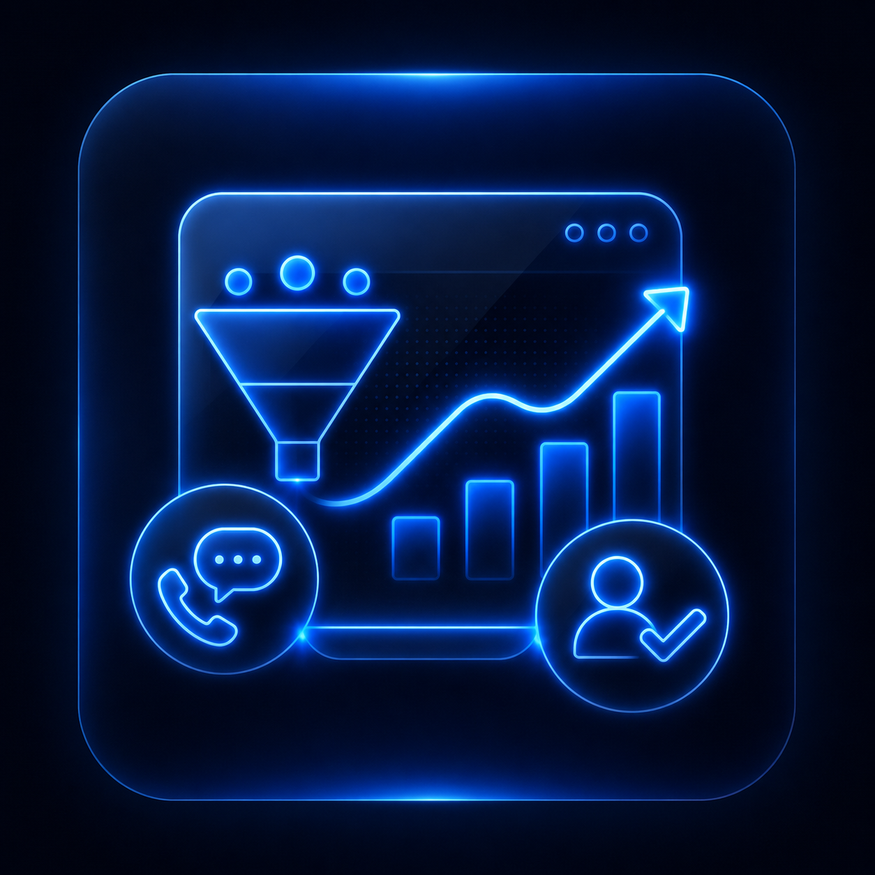 AI Sales Worker dashboard example